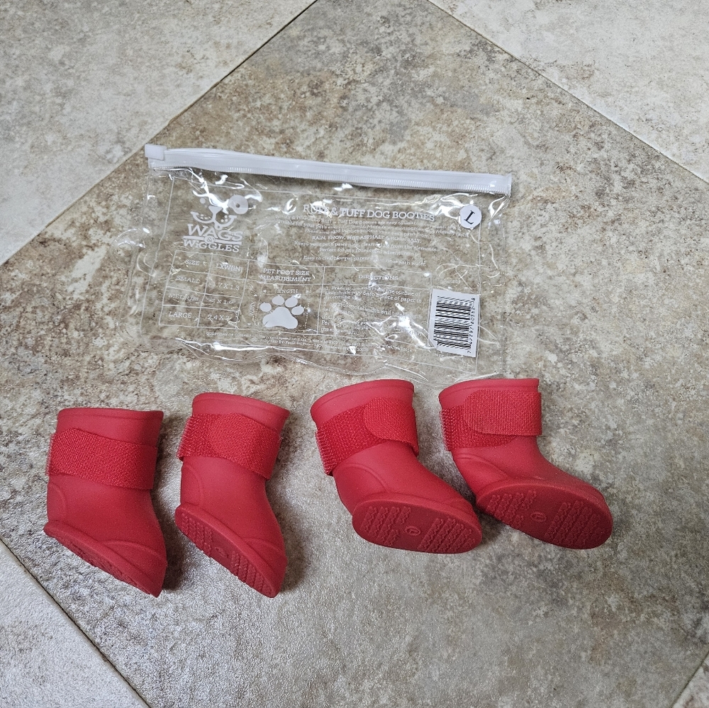 Wags & Wiggles Ruff & Tuff Dog Rain/Snow Booties